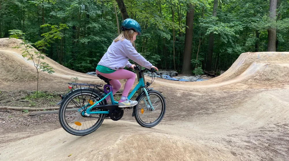 Mountainbike Parcours Und Pumptrack